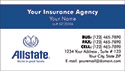 allstate insurance card template